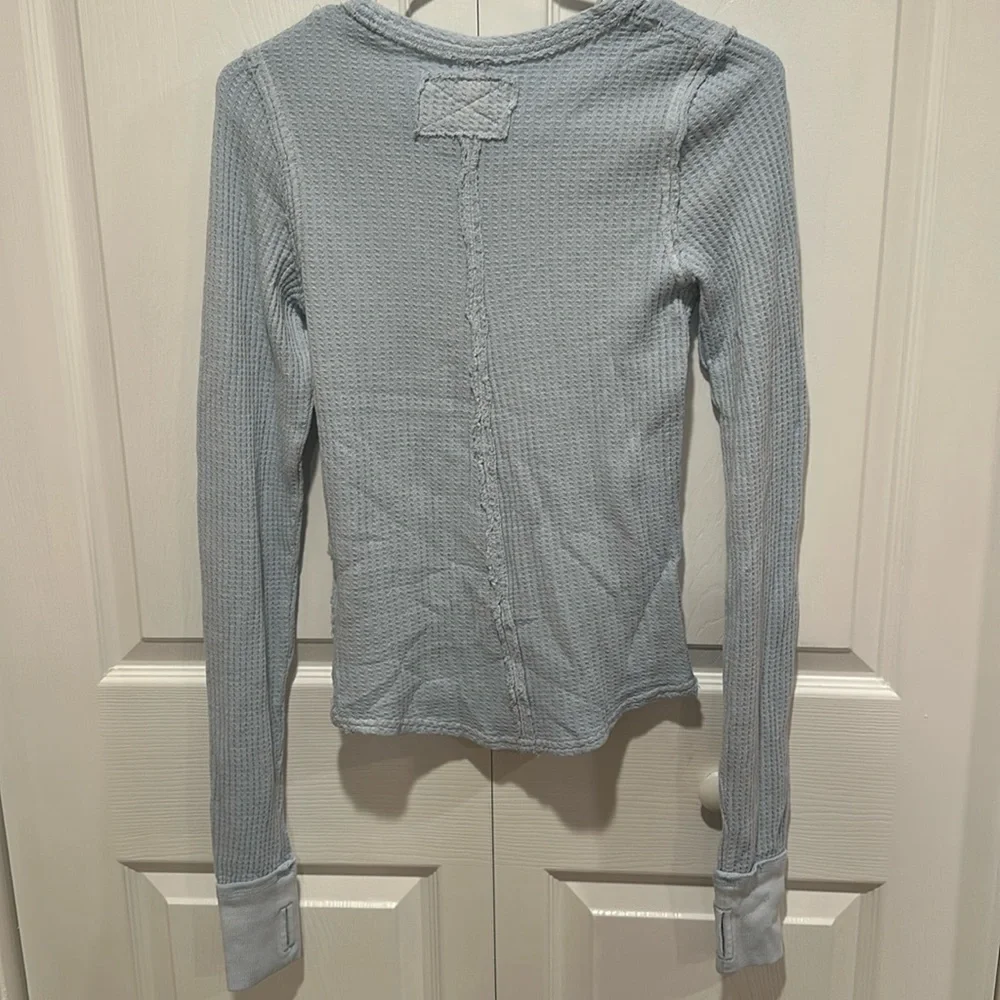 FREE PEOPLE We The Free Roll With it Thermal Blue XS - Picture 8 of 8